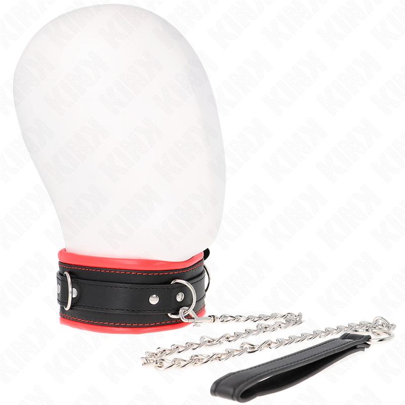 KINK - ZWARE KETTING MET RIEM 65 CM MODEL 3 VERSTELBAAR 36,5-50 CM