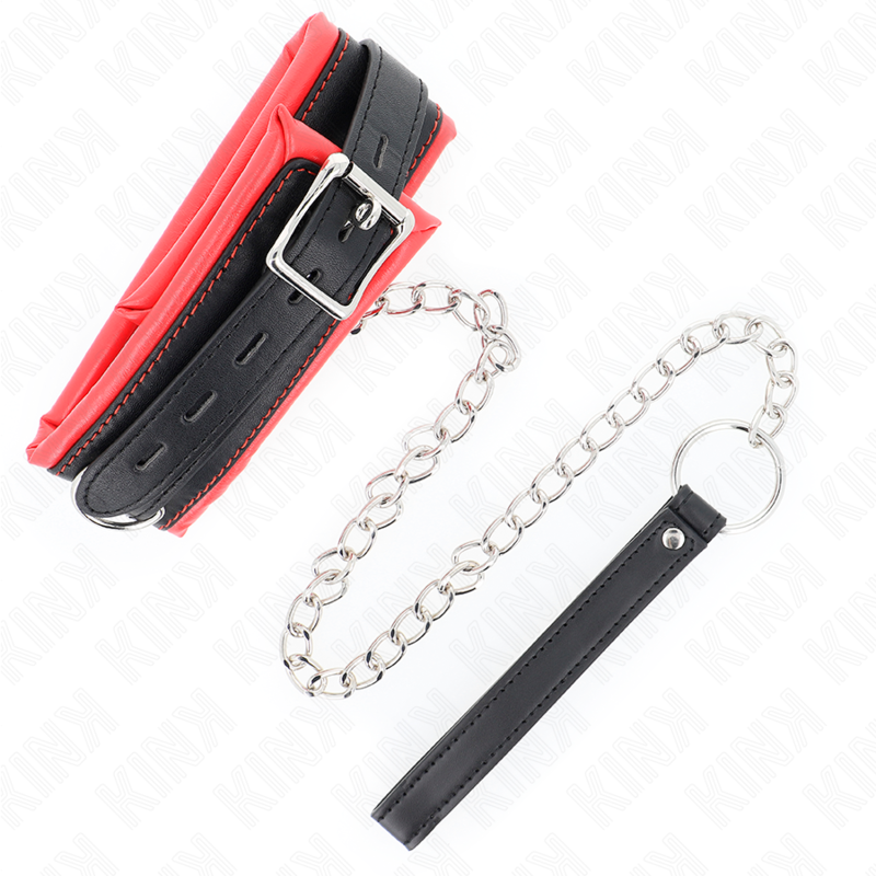 KINK - ZWARE KETTING MET RIEM 65 CM MODEL 3 VERSTELBAAR 36,5-50 CM