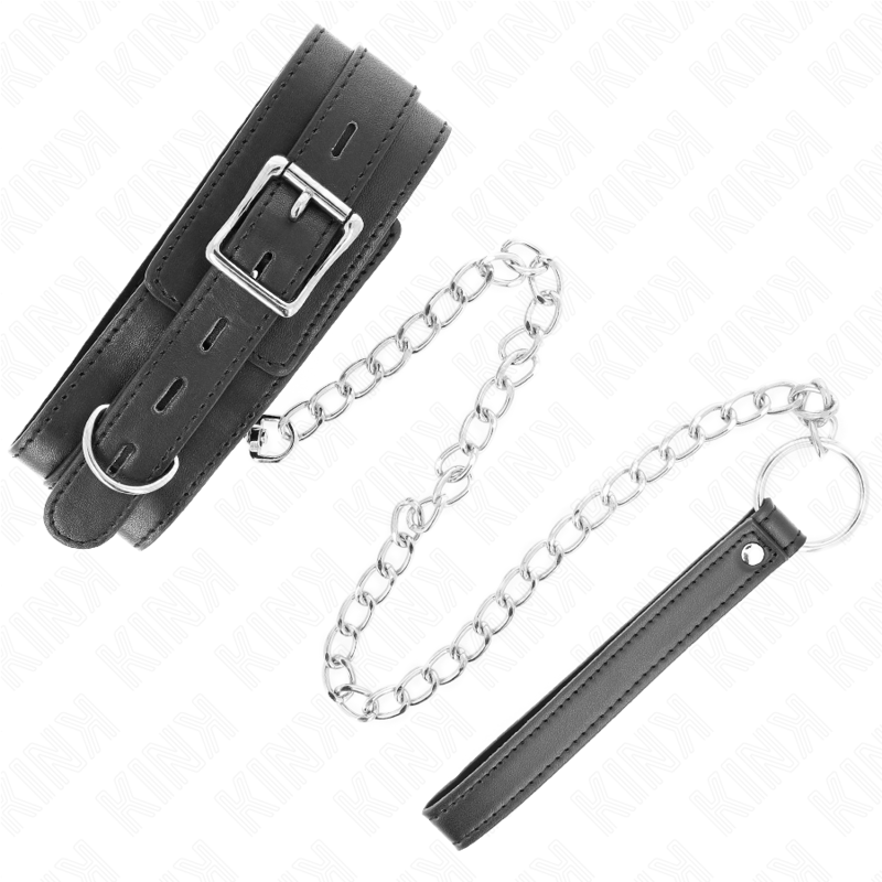 KINK - KRAAG MET RIEM 65 CM MET ZWARTE BAND 54 X 4,5 CM