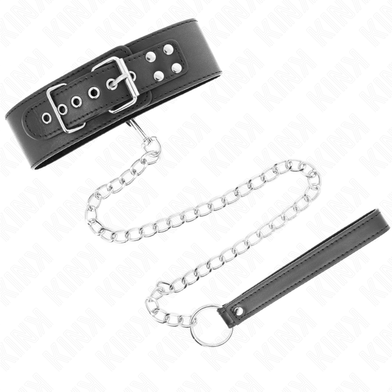 KINK - BASISMODEL HALSBAND MET LIJN 65 CM MODEL 0