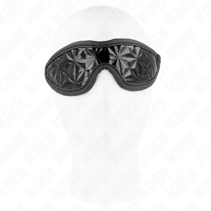 KINK - BLACK HEADBAND WITH DIAMOND PATTERN 20.5 x 6 CM