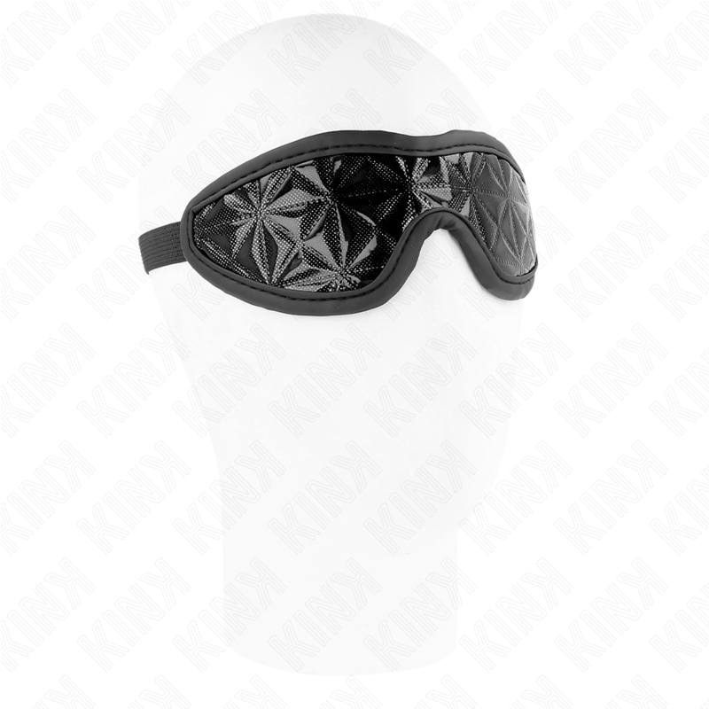 KINK - BLACK HEADBAND WITH DIAMOND PATTERN 20.5 x 6 CM