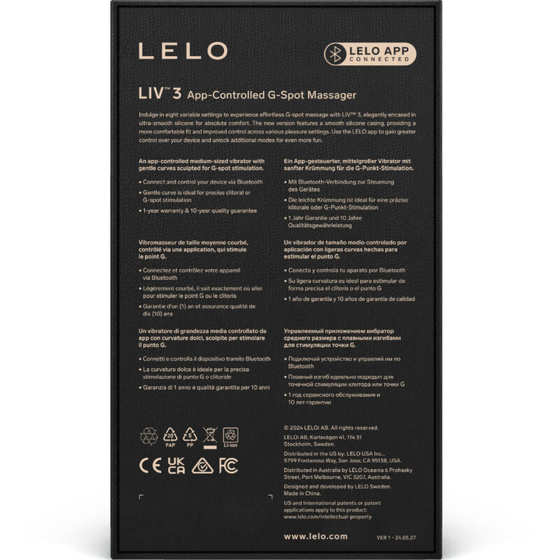 LELO - LIV™ 3 G-SPOT STIMULATOR ROZE