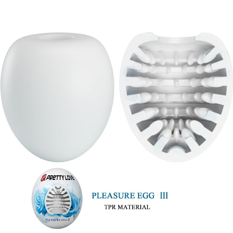 PRETTY LOVE - MASTURBATEUR HOMME BLANCS D'ŒUFS