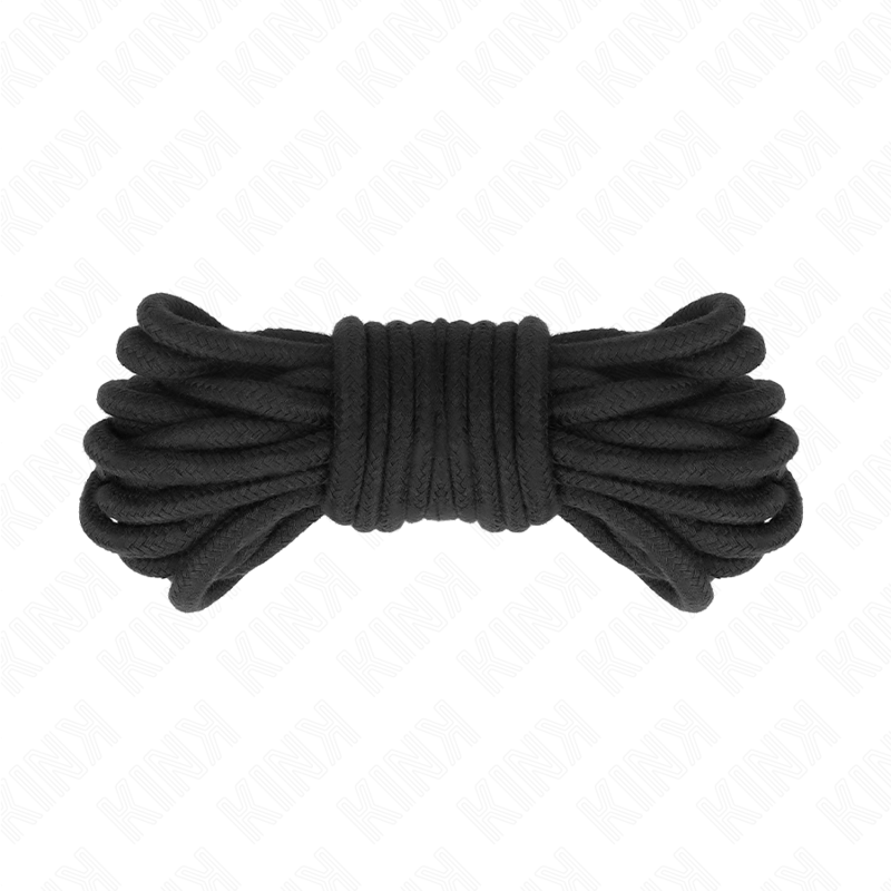 KINK - KATOENEN TOUW 5 METER ZWART