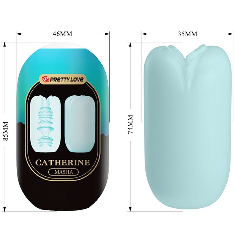 PRETTY LOVE - MASTURBATEUR HOMME MASHA BLEU