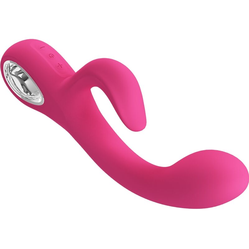 PRETTY LOVE - FRITZ RABBIT VIBRATOR 12 VIBRATIES ROZE