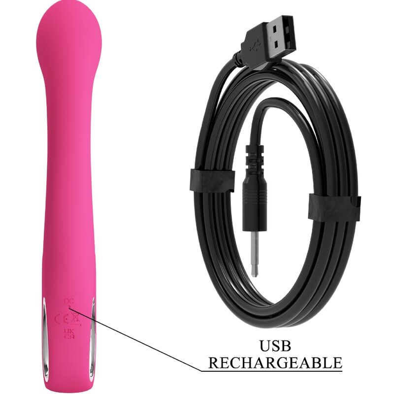 PRETTY LOVE - FRITZ RABBIT VIBRATOR 12 VIBRATIES ROZE