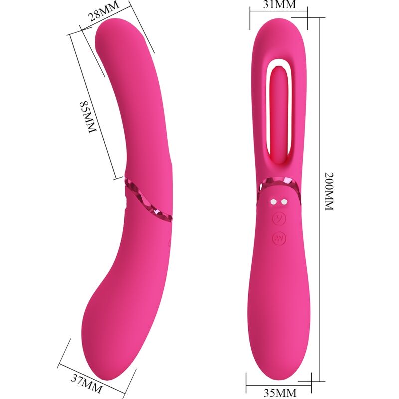 ROMANTIEK - LEXIE G-SPOT VIBRATOR 7 VIBRATIES ROZE