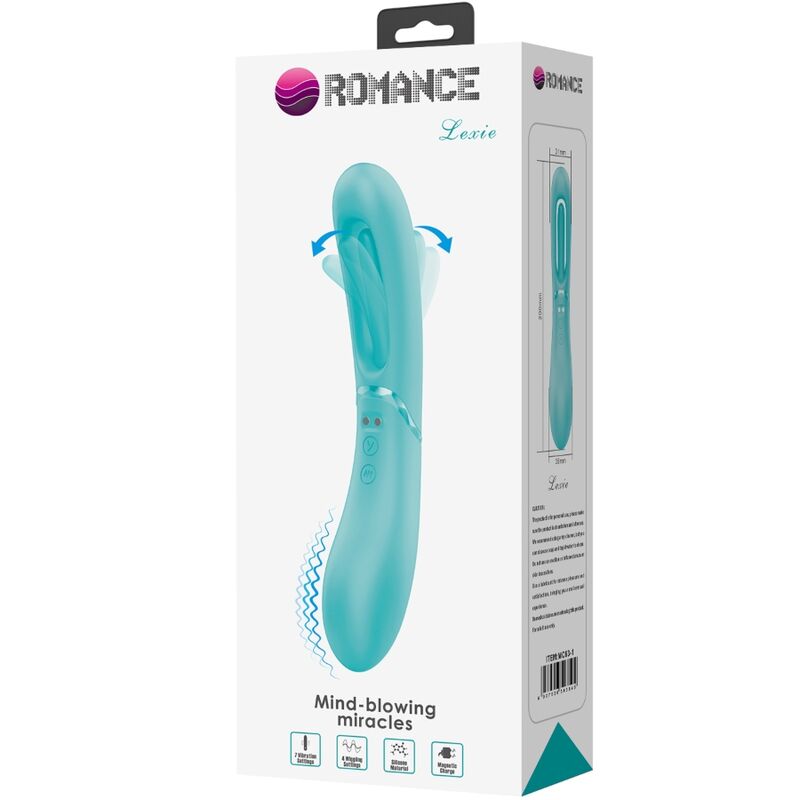 ROMANCE - LEXIE G-SPOT VIBRATOR 7 VIBRATIES BLAUW