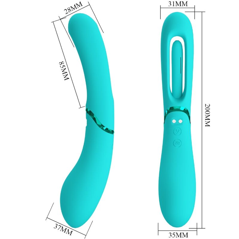 ROMANCE - LEXIE G-SPOT VIBRATOR 7 VIBRATIES BLAUW