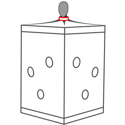 SECRET DOME - KINK CLUB CABIN SCANDALE SCHWARZ & ROT