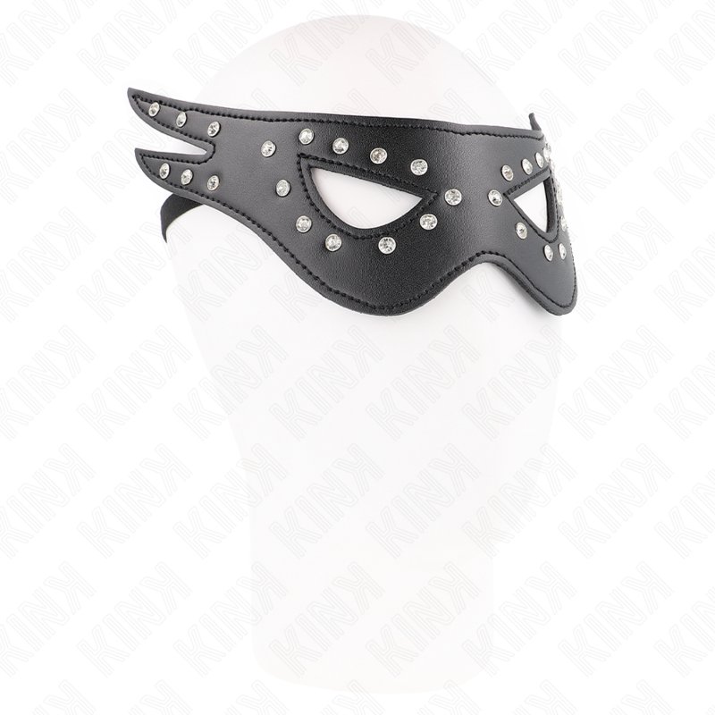 KINK - MASQUE SEXY EN SIMILI CUIR MODÈLE 2 27 x 13 CM