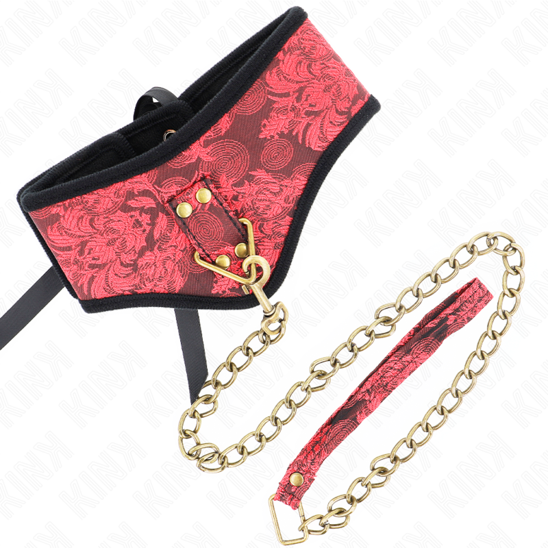 KINK - SCANDAL MODEL NECKLACE WITH LACE RIBBON 75 CM 44 X 10 CM