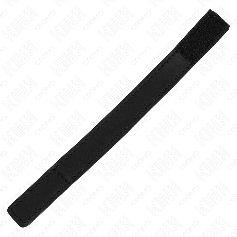 KINK - LEDEREN PENISRING MET VELCRO SLUITING 20 X 2 CM