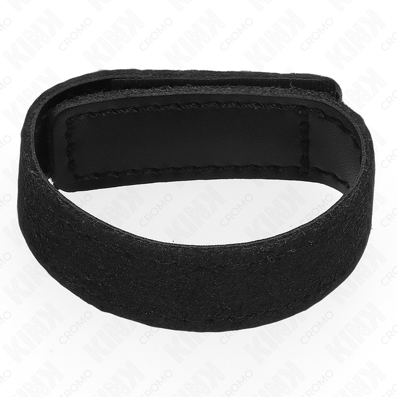 KINK - LEDEREN PENISRING MET VELCRO SLUITING 20 X 2 CM