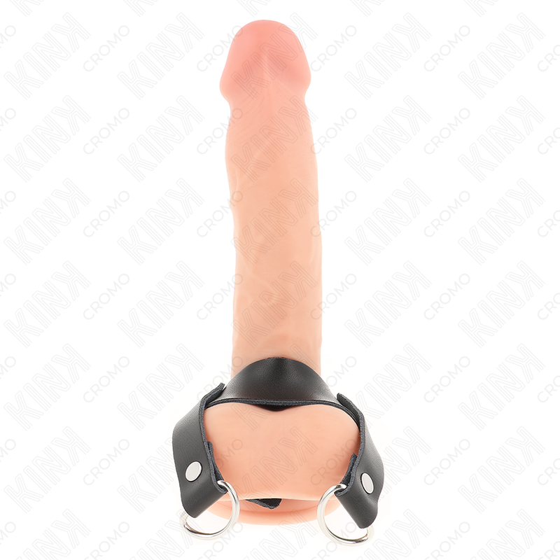 KINK - PENISRING MET "D"-VORMIGE RINGEN 18,5 X 3,3 CM
