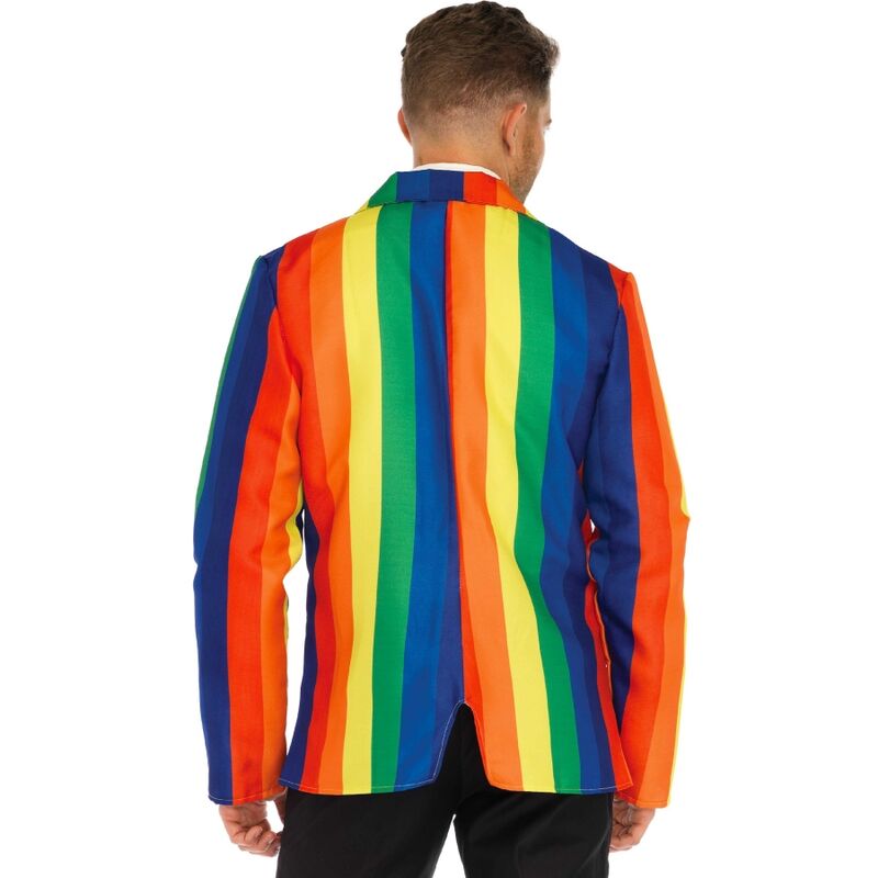 LEG AVENUE - BLAZER + STROPDAS REGENBOOG M