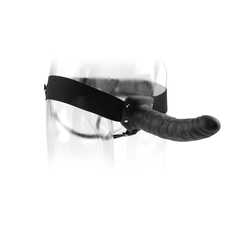FETISH FANTASY SERIE - 19 CM HOLLE STRAP-ON ZWART