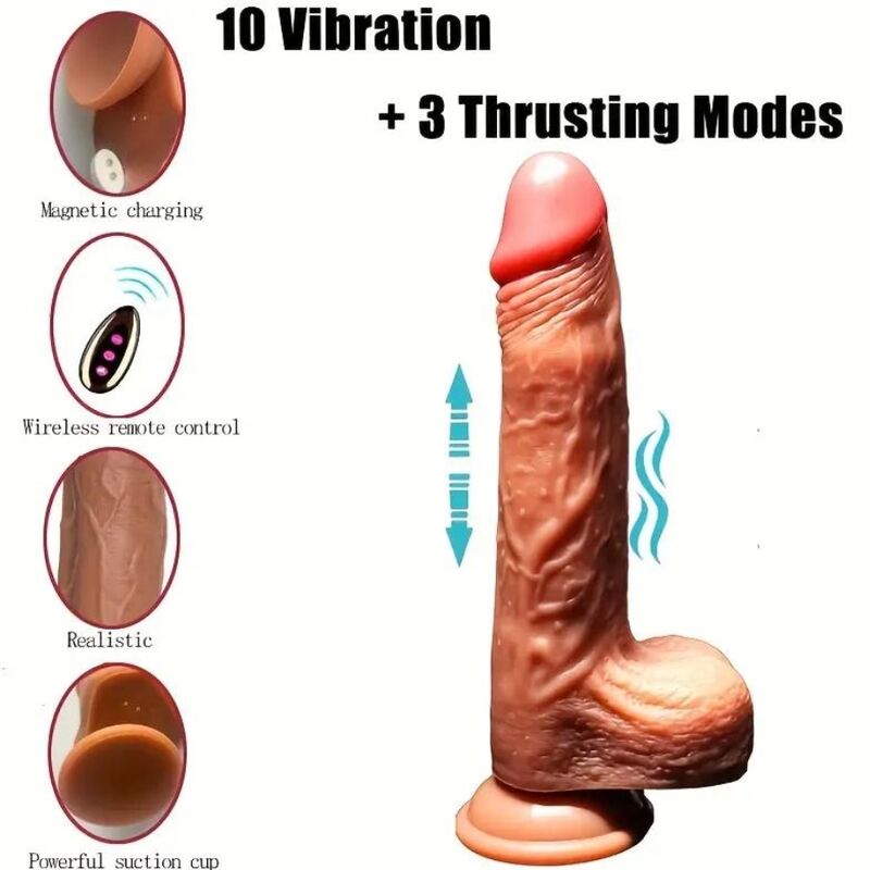 ARMONY - DILDO RÉALISTE VIBRANT RECHARGEABLE