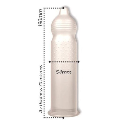 PASANTE - PRÉSERVATIFS INTENSITÉ RIBS &amp; DOTS 144 UNITÉS