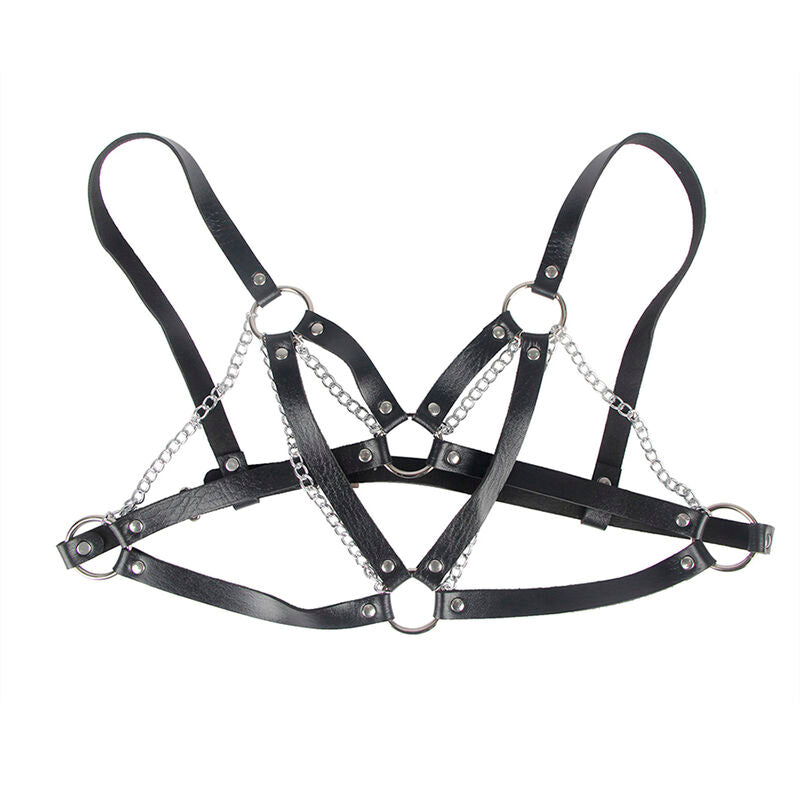 SUBBLIME - 953713 CEINTURE BONDAGE PUNK BOUCLE MÉTAL NOIRE TAILLE UNIQUE