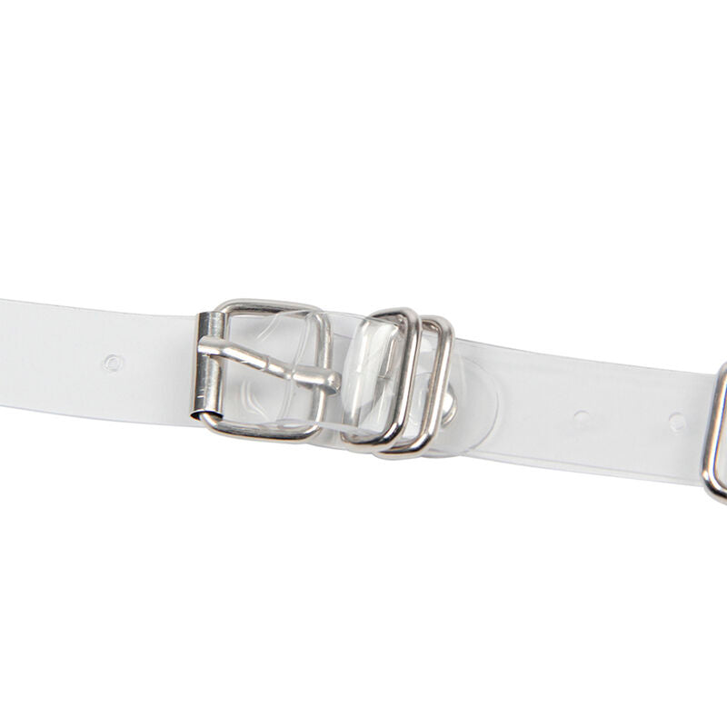 SUBBLIME - 953737 BORSTBAND MET RINGEN EN KETTINGEN ZILVER ONE SIZE
