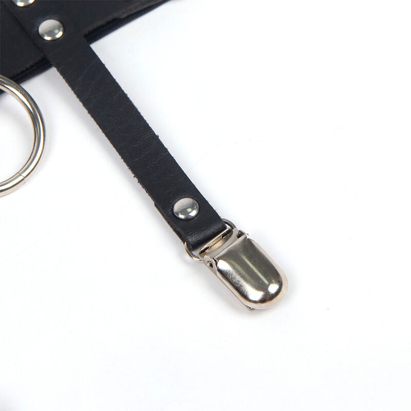 SUBBLIME - 953744 COLLANTS EN CUIR PUNK AJUSTABLES NOIRS TAILLE UNIQUE