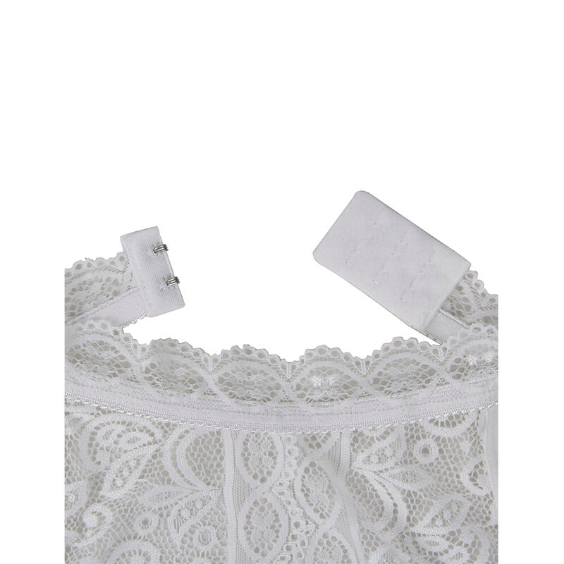 SUBBLIME - 953850 KANTEN BODYSUIT WIT S/M