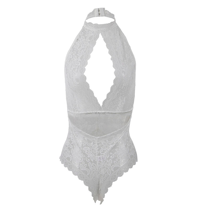 SUBBLIME - 953867 KANTEN BODYSUIT WIT L/XL