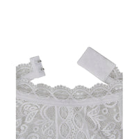 SUBBLIME - 953867 SPITZEN-BODYSUIT WEISS L/XL