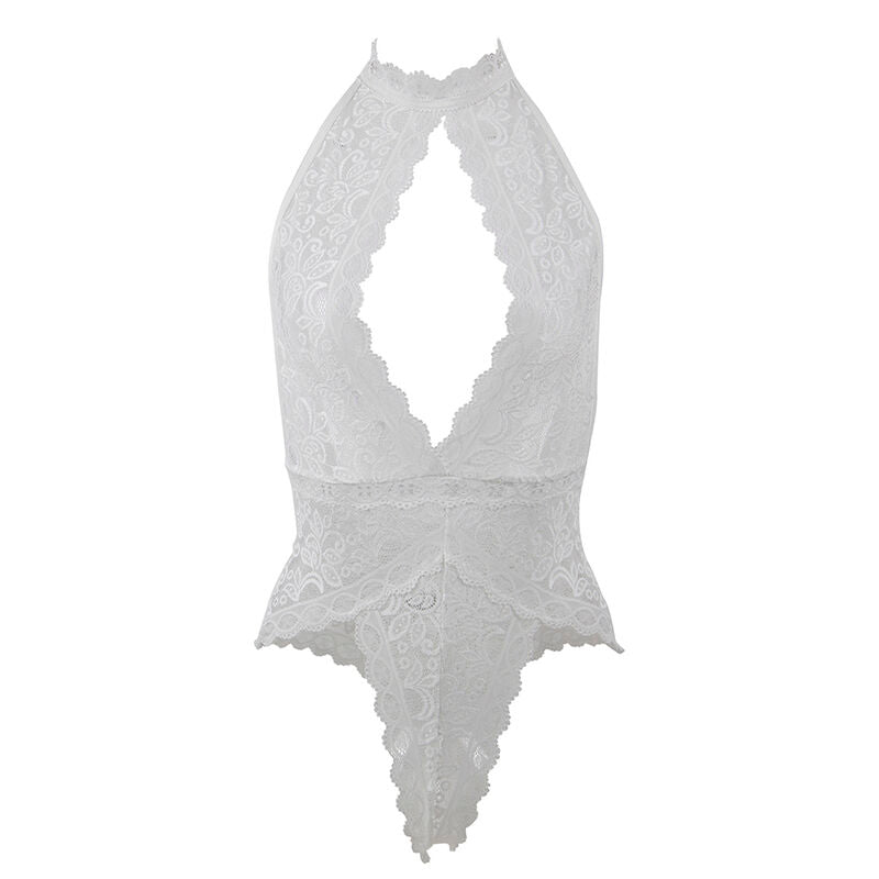 SUBBLIME - 953867 KANTEN BODYSUIT WIT L/XL