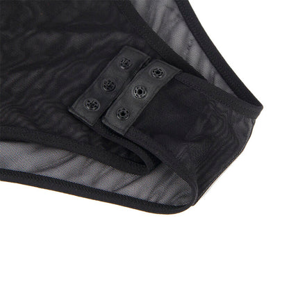 SUBBLIME - 954055 SEXY SPITZEN-BODY SCHWARZ S/M