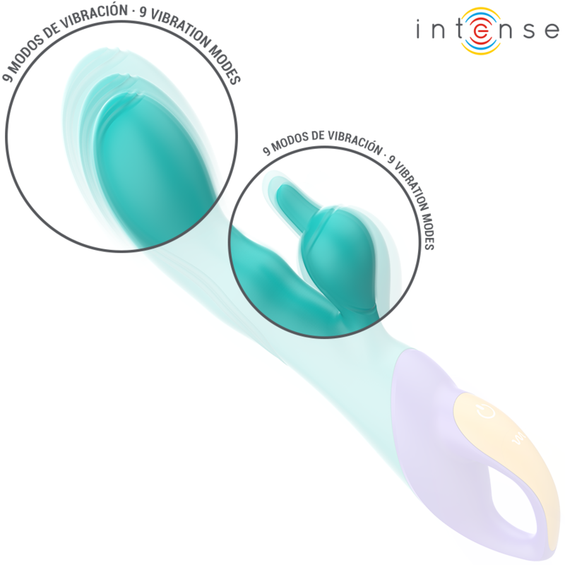 INTENSE - FRED RABBIT VIBRATOR BLAUW