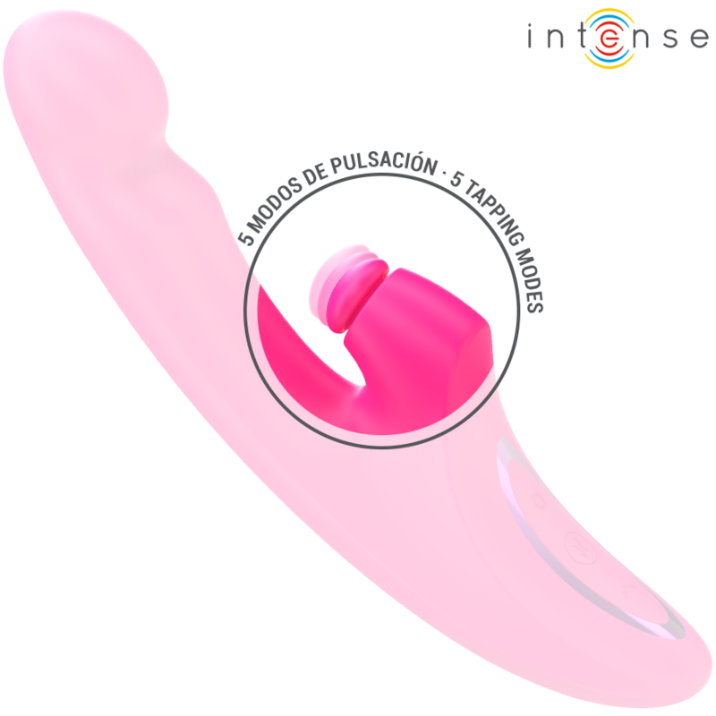 INTENSE - VIBRATEUR EMI 13,5 CM MULTIFONCTION 3 EN 1 10 VIBRATIONS ROSE