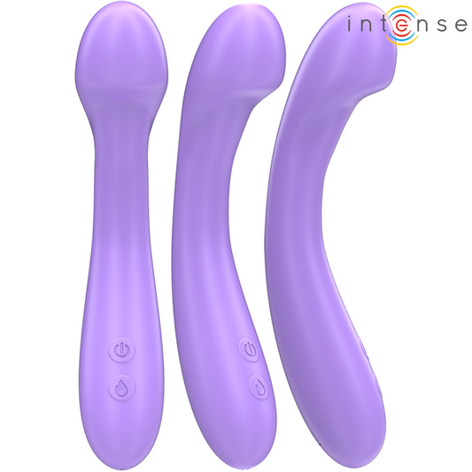 INTENSE - VIBRATEUR BECKY 19 CM CHAUFFANT 7 VIBRATIONS VIOLET