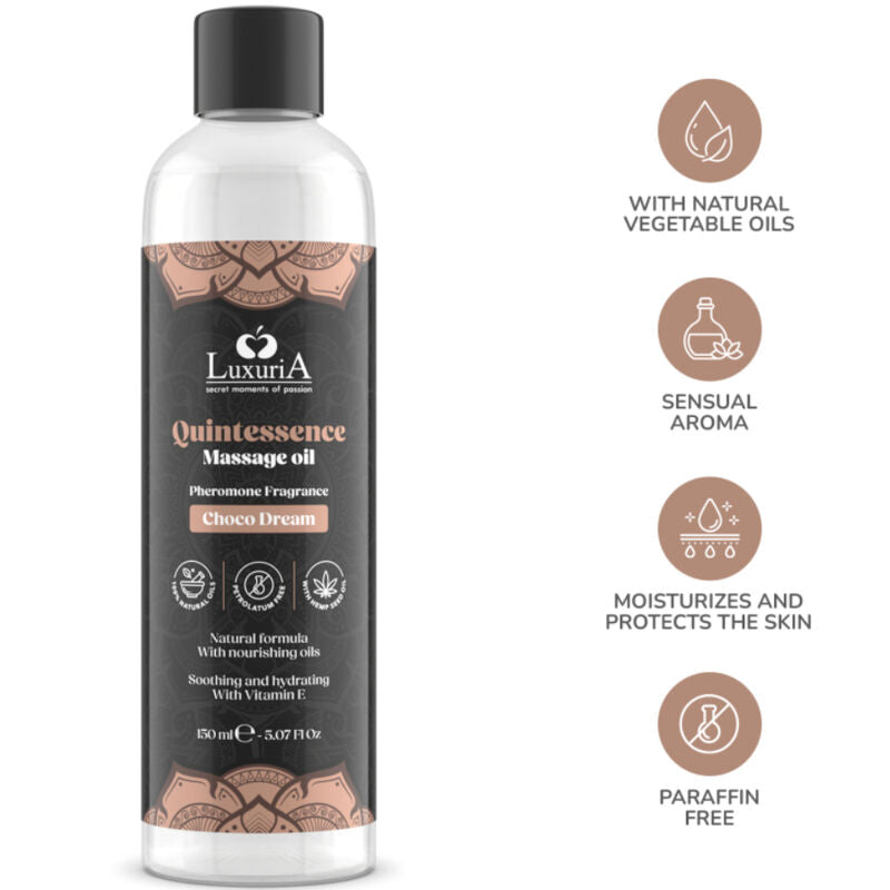INTIMATELINE LUXURIA - HUILE DE MASSAGE AU CHOCOLAT 150 ML