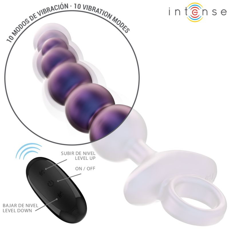 INTENSE - TITO VIBRATING ANAL PLUG MODEL 3 WITH REMOTE CONTROL