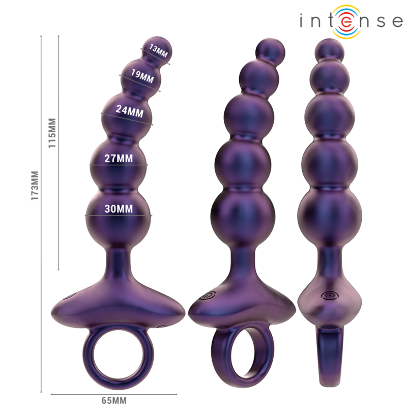 INTENSE - TITO VIBRATING ANAL PLUG MODEL 3 WITH REMOTE CONTROL