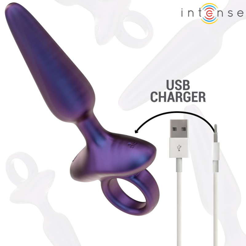 INTENSE - PLUG ANAL VIBRANT MARLON MODÈLE 4 AVEC TÉLÉCOMMANDE