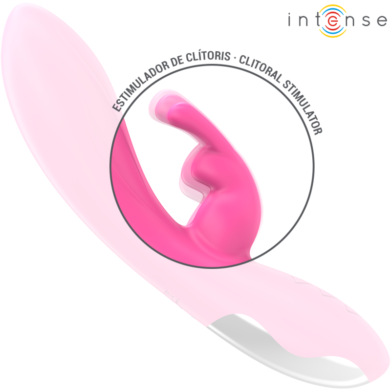INTENSE - VIBRATEUR RANDALL RABBIT 10 VIBRATIONS ROSE