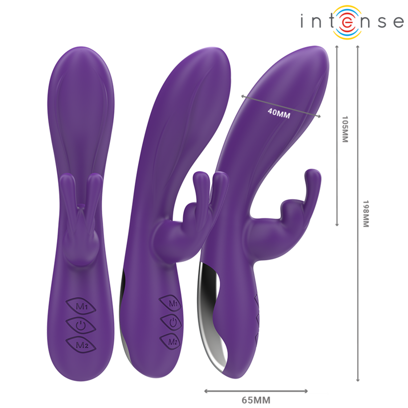 INTENSE - VIBRATEUR RANDALL RABBIT 10 VIBRATIONS VIOLET