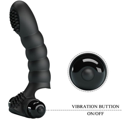 PRETTY LOVE - ALEXANDER FINGERVIBRATOR 10 VIBRATIONEN SCHWARZ