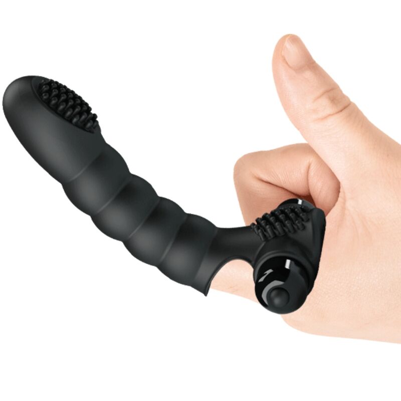 PRETTY LOVE - ALEXANDER FINGER VIBRATOR 10 VIBRATIES ZWART