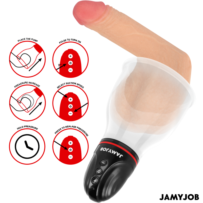 JAMYJOB - XPAND LITE POMPE DE TEST AUTOMATIQUE 3 NIVEAUX D'ONDES STIMULANTES GRIS