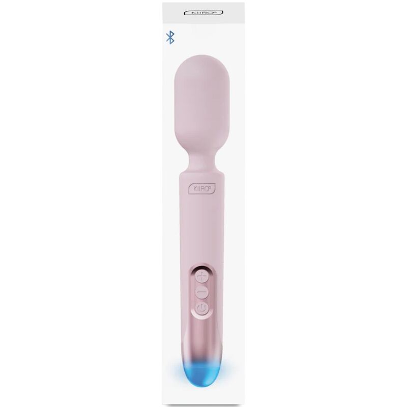 KIIROO - PROWAND VIBRATOR WAND AFSTANDSBEDIENING + GRATIS APP ROZE
