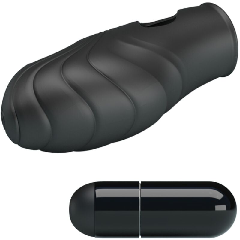 PRETTY LOVE - LICH SILICONE VINGERVIBRATOR ZWART