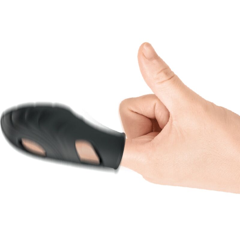 PRETTY LOVE - LICH SILICONE VINGERVIBRATOR ZWART
