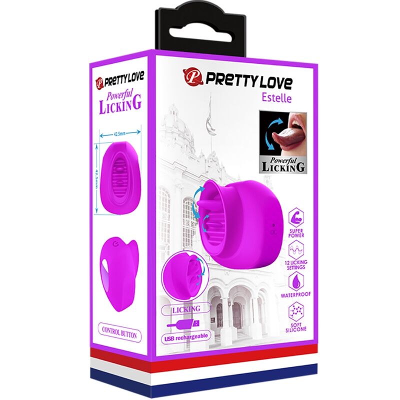 PRETTY LOVE - ESTELLE TONG CLITORIS STIMULATOR 12 VIBRATIES PAARS
