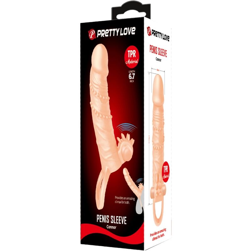 PRETTY LOVE - CONNOR PENISHEATH + CLITORIS STIMULATOR FLESH